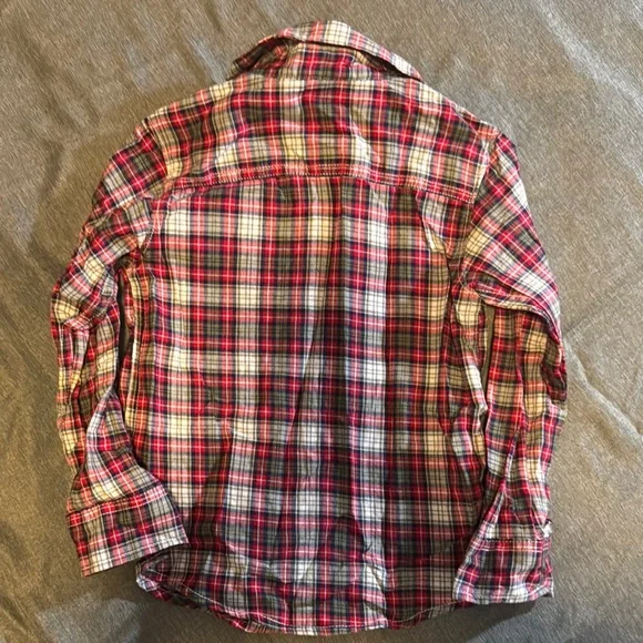 Carter’s Plaid Flannel Shirt - Red and White - Picture 3 of 3